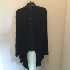 Black cardigan